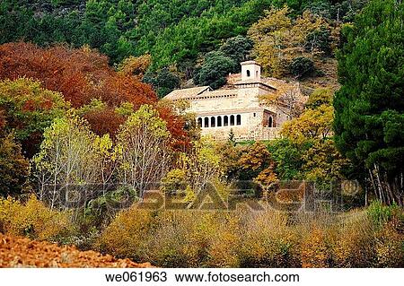 Stock Image - Monastery of Suso, San Millan de la Cogolla. La Rioja, Spain. Fotosearch