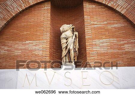 Museo Nacional de Arte Romano de M? rida (National Museum of Roman Art), building by architect Rafael Moneo. M? rida. Badajoz province, Spain View Large Photo Image Stock Photograph - Museo Nacional de Arte Romano de M? rida (National Museum of Roman Art), building by architect Rafael Moneo. M? rida. Badajoz province, Spain. Fotosearch
