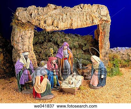 Stock Photo - Nativity scene. Fotosearch