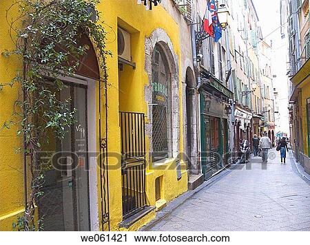 Stock Image - Nice. French Riviera, Alpes-Maritimes, France. Fotosearch