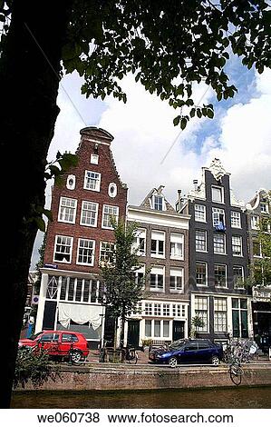 Old dutch houses of Brouwersgracht, Amsterdam, Holland, Netherlands View Large Photo Image Stock Photo - Old dutch houses of Brouwersgracht, Amsterdam, Holland, Netherlands. Fotosearch