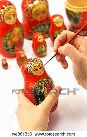 Painting? matrioshkas? View Large Photo Image Stock Photograph - Painting? matrioshkas?. Fotosearch