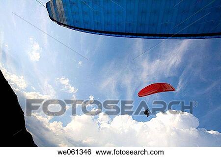 Paragliding over Pyrenees Mounatins View Large Photo Image Stock Photograph - Paragliding over Pyrenees Mounatins. Fotosearch