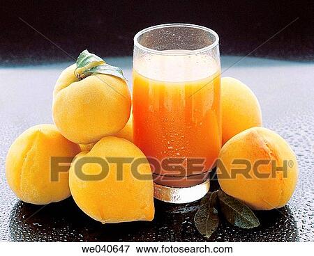 Peach juice View Large Photo Image Stock Photo - Peach juice. Fotosearch