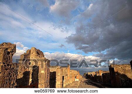 Stock Photo - Pompeii. Campania, Italy. Fotosearch