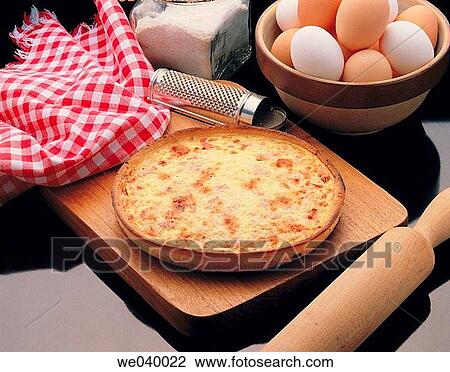 Quiche Lorraine View Large Photo Image Stock Image - Quiche Lorraine. Fotosearch