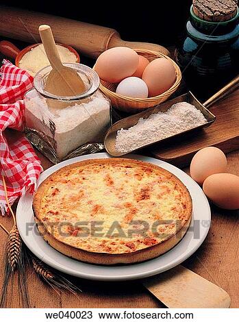 Quiche Lorraine View Large Photo Image Stock Image - Quiche Lorraine. Fotosearch