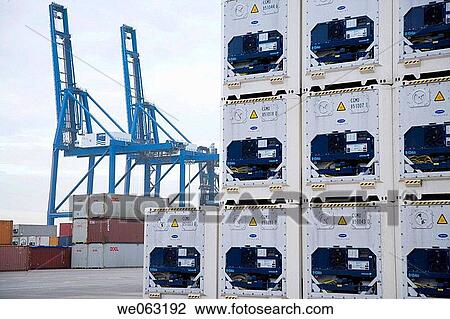 Reefers, Port of Bilbao, Santurtzi. Biscay, Euskadi, Spain View Large Photo Image Stock Image - Reefers, Port of Bilbao, Santurtzi. Biscay, Euskadi, Spain. Fotosearch