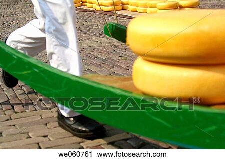 Running carriers with cheese on pallet, cheese market, Kaasmarkt, Alkmaar, Holland, Netherlands View Large Photo Image Stock Image - Running carriers with cheese on pallet, cheese market, Kaasmarkt, Alkmaar, Holland, Netherlands. Fotosearch