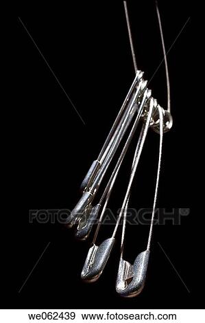 Stock Photo - Safety pins. Fotosearch