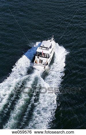 Stock Photograph - Speedboat. Fotosearch
