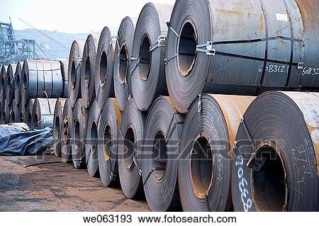 Steel sheet rolls, Port of Bilbao, Santurtzi. Biscay, Euskadi, Spain View Large Photo Image Stock Image - Steel sheet rolls, Port of Bilbao, Santurtzi. Biscay, Euskadi, Spain. Fotosearch