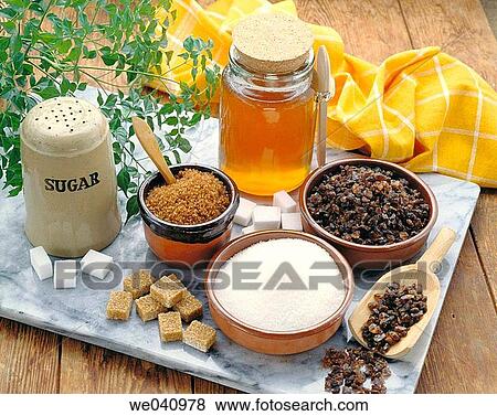 Sugars and honey View Large Photo Image Stock Photo - Sugars and honey. Fotosearch