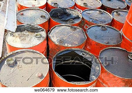 Tar cans View Large Photo Image Stock Photo - Tar cans. Fotosearch