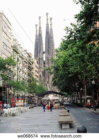 Temple of Sagrada Familia. Barcelona. Spain View Large Photo Image Picture - Temple of Sagrada Familia. Barcelona. Spain. Fotosearch