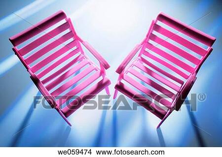 Picture - Toy deckchairs. Fotosearch
