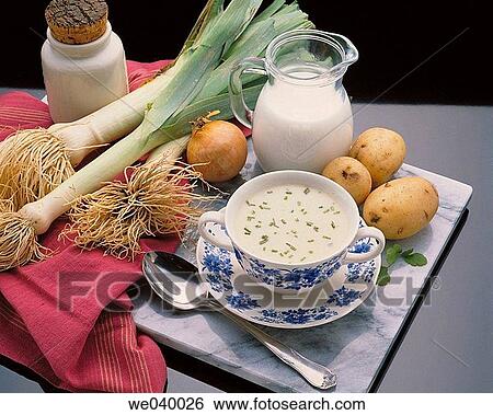 Stock Photograph - Vichyssoise. Fotosearch