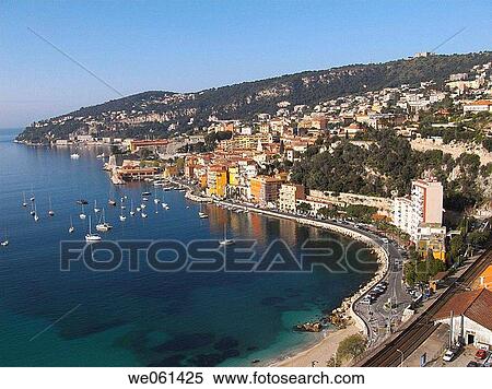 Villefranche-sur-Mer. French Riviera, Alpes-Maritimes, France View Large Photo Image Stock Photography - Villefranche-sur-Mer. French Riviera, Alpes-Maritimes, France. Fotosearch