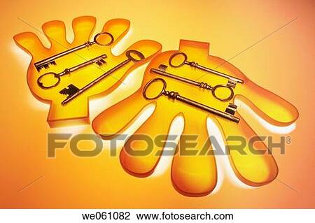 Yellow plastic hands View Large Photo Image Stock Image - Yellow plastic hands. Fotosearch