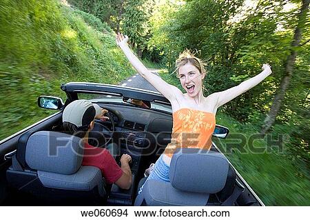 Young couple on the road. Gipuzkoa, Euskadi. View Large Photo Image Picture - Young couple on the road. Gipuzkoa, Euskadi.. Fotosearch