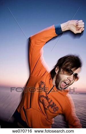 30's, Arms raised, aggressiveness, aggressive, 20 View Large Photo Image Stock Photograph - 30's, Arms raised, aggressiveness, aggressive, 20. Fotosearch