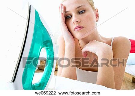 30's, blond, appliance, absorbed, 20's View Large Photo Image Stock Image - 30's, blond, appliance, absorbed, 20's. Fotosearch