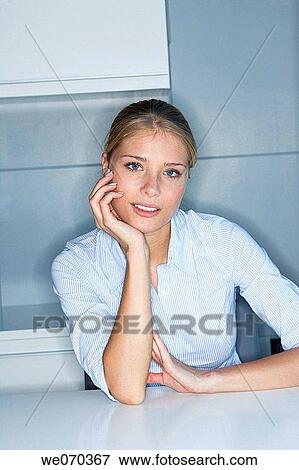 30's, blue eyes, blond, 20's View Large Photo Image Stock Photo - 30's, blue eyes, blond, 20's. Fotosearch