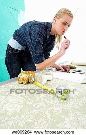 30's, brush, blond, absorbed, 20's View Large Photo Image Picture - 30's, brush, blond, absorbed, 20's. Fotosearch