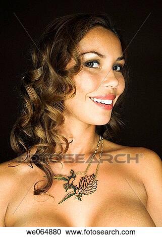 Stock Image - 30's, contemporary, brunette, 20's. Fotosearch