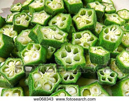 Abelmoschus esculentus. chopped Lady Finger. Pune, Maharashtra, India. View Large Photo Image Stock Image - Abelmoschus esculentus. chopped Lady Finger. Pune, Maharashtra, India.. Fotosearch