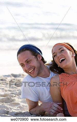 affection, bond, beach, amusement, 20's View Large Photo Image Stock Image - affection, bond, beach, amusement, 20's. Fotosearch