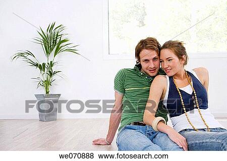 affection, bonding, bond, at-home, 20's View Large Photo Image Stock Photo - affection, bonding, bond, at-home, 20's. Fotosearch