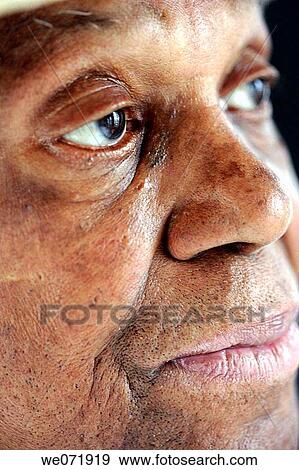 Stock Photo - African American Senior Man. Fotosearch