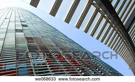Agbar tower by Jean Nouvel, Barcelona. Catalonia, Spain View Large Photo Image Stock Image - Agbar tower by Jean Nouvel, Barcelona. Catalonia, Spain. Fotosearch