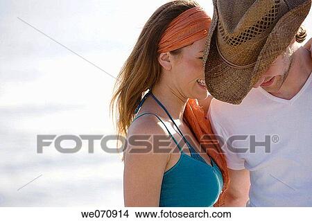 Picture - amusement, bond, beach, bandana, 20's. Fotosearch