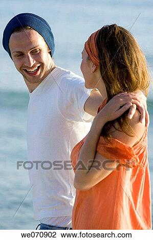 amusement, bonding, bond, beach, 20's View Large Photo Image Stock Image - amusement, bonding, bond, beach, 20's. Fotosearch