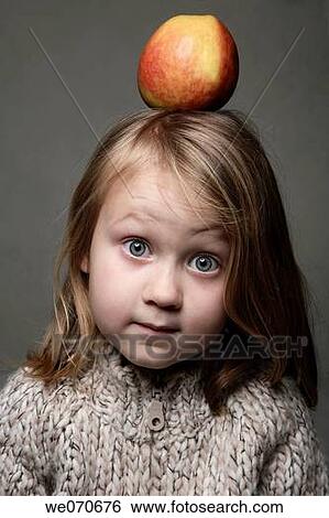 amusing, blue eyes, balance, apple, 3-4 years View Large Photo Image Stock Photograph - amusing, blue eyes, balance, apple, 3-4 years. Fotosearch
