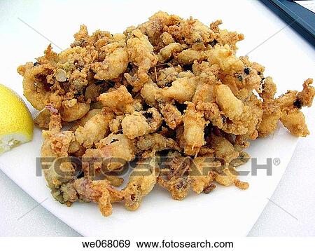 Andalusian style small cuttlefish View Large Photo Image Stock Photo - Andalusian style small cuttlefish. Fotosearch