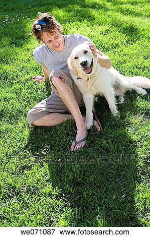 animal, caressing, caress, calm, 20's View Large Photo Image Stock Photo - animal, caressing, caress, calm, 20's. Fotosearch