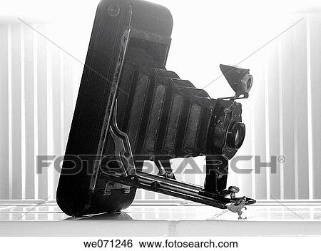 Stock Photograph - Antique camera. Fotosearch