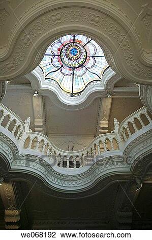 Art Nouveau interior of the Applied Arts Museum Josefvaros. Budapest. Hungary View Large Photo Image Stock Image - Art Nouveau interior of the Applied Arts Museum Josefvaros. Budapest. Hungary. Fotosearch