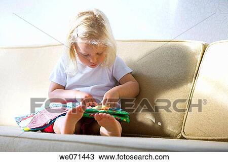 at-home, blond, barefoot, baby, 3-4 years View Large Photo Image Stock Image - at-home, blond, barefoot, baby, 3-4 years. Fotosearch