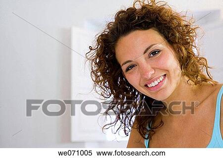 at-home, brunette, 20's View Large Photo Image Stock Photography - at-home, brunette, 20's. Fotosearch