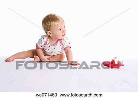 baby, barefoot, blond, child, childhood View Large Photo Image Stock Image - baby, barefoot, blond, child, childhood. Fotosearch