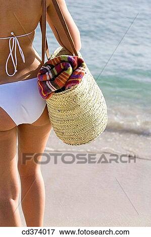 back view, bag, beach, carry View Large Photo Image Stock Photo - back view, bag, beach, carry. Fotosearch