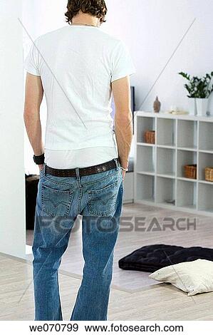 back view, contemporary, at-home View Large Photo Image Stock Photo - back view, contemporary, at-home. Fotosearch