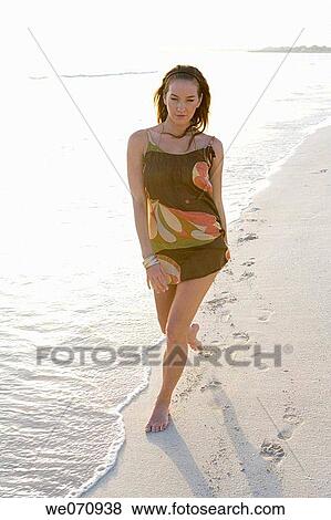 backlight, barefoot, beach, calm View Large Photo Image Stock Photo - backlight, barefoot, beach, calm. Fotosearch