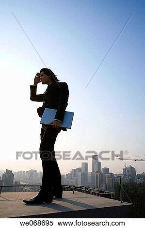 backlight, businessman, business, blinded, 20's View Large Photo Image Stock Photography - backlight, businessman, business, blinded, 20's. Fotosearch