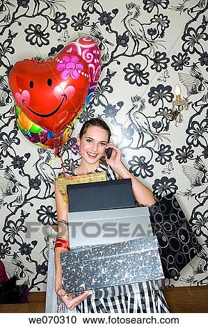 bag, balloon, birthday, calling View Large Photo Image Stock Image - bag, balloon, birthday, calling. Fotosearch