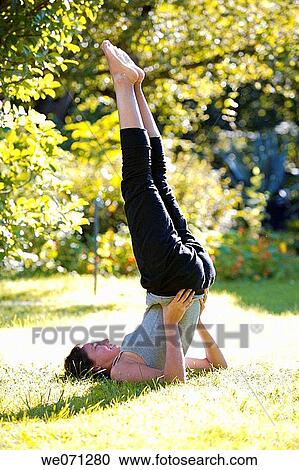 balance, barefoot, brunette, contemporary View Large Photo Image Stock Image - balance, barefoot, brunette, contemporary. Fotosearch